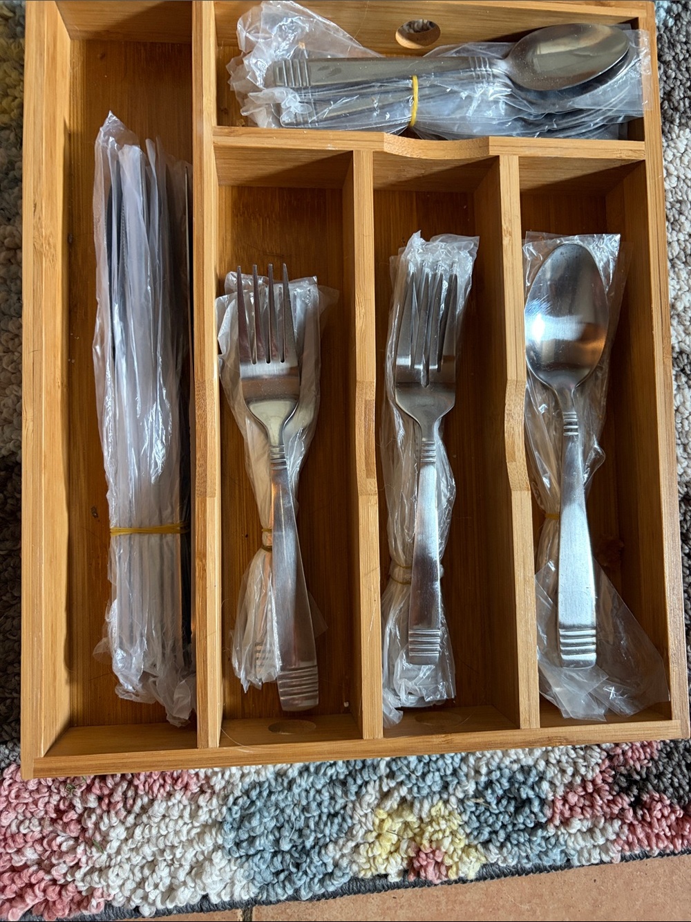 Gibson Stainless Steel Flatware Set in Silver